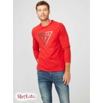 Чоловічий Crewneck GUESS Factory (Nicky Logo Crewneck) 58089-01 Rugby Червоний