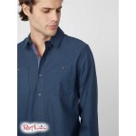 Чоловіча Сорочка GUESS Factory (Kourt Dobby Shirt) 64019-01 Silk Синій