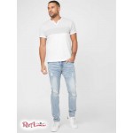 Мужская Футболка GUESS Factory (Franz Slit Tee) 53759-01 Pure Белый