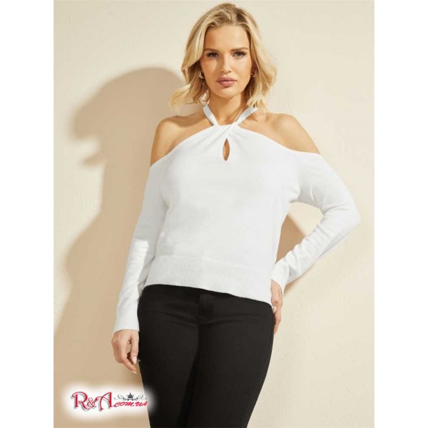 Жіночий Светр MARCIANO (Priya Cold-Shoulder Sweater Top) 64450-01 Блідий Перловий