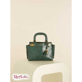 Жіноча Сумка Сетчел (Katey Croc Luxury Satchel) 60240-01 Зелений