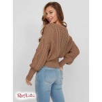 Жіночий Светр GUESS Factory (Kayla Belted Sweater) 63290-01 Shiitake Коричневий Жіночий Светр GUESS Factory (Kayla Belted Sweater) 63290-01 Shiitake Коричневий