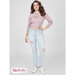 Женский Пуловер GUESS Factory (Lara Cropped Logo Pullover) 63280-01 Vanda Orchid