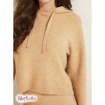 Жіноче Худі GUESS (Reeda Wool-Blend Shimmer Hoodie) 58750-01 Moccasin Мульті