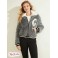Жіночий Бомбер (Fiorella Faux-Fur Bomber) 64950-01 Синій Сірий/Off Білий Combo