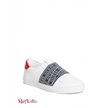 Жіночі Снікерси (Madyson Logo Slip-On Sneakers) 63530-01 Білий Floral<br
/><br
/>Білий