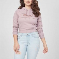 Женский Пуловер (Lara Cropped Logo Pullover) 63280-01 Vanda Orchid