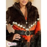 Жіноче Пальто MARCIANO (Judy Faux-Fur Coat) 60560-01 Chevron Orange