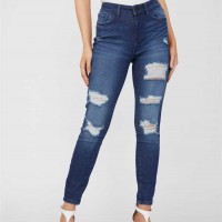 Женские Джинсы (Everlee Mid-Rise Distressed Ankle Skinny Jeans) 63300-01 Темный Destroy WПепельно-Серый