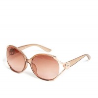 Женские Солнцезащитные Очки (Script Logo Plastic Sunglasses) 63610-01 Румяна