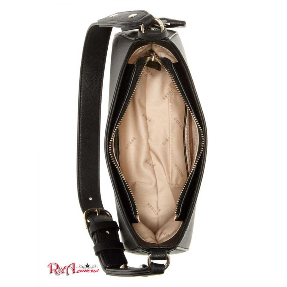 georgina top zip shoulder bag