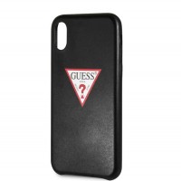 Жіночий Чохол (Faux-Leather Logo iPhone X Case) 42700-01 Чорний