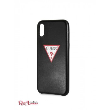 Жіночий Чохол (Faux-Leather Logo iPhone X Case) 42700-01 Чорний