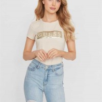 Жіноча Футболка (Steel Sequin and Rhinestone Tee) 57750-01 Sheep Wool