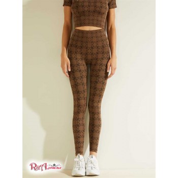 Жіночі Легінси (Della Logo Print Leggings) 59350-01 4G Jacquard Коричневий Liqueur