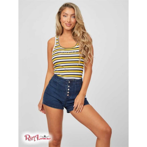 Жіночий Танк GUESS Factory (Lexi Striped Tank) 57670-01 Багатий Жовтий Мульти