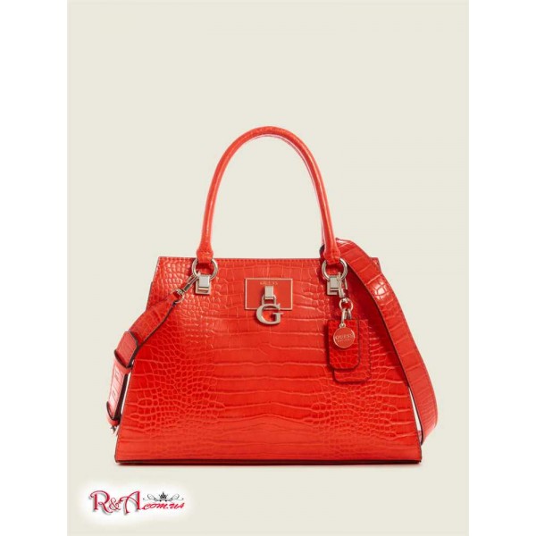 Женская Сумка Сэтчел GUESS (Stephi Girlfriend Satchel) 60220-01 Sepia Коричневый