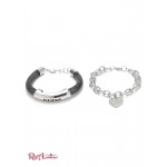 Жіночий Браслет GUESS Factory (Hematite-Tone Mesh ID Bracelet) 63620-01 Гематит