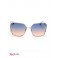 Жіночі Сонцезахисні Окуляри (Oversized Square Zigzag Sunglasses) 60110-01 Shiny Троянда Золотий/Gradient