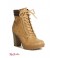 Женские Ботинки (Ginette Heeled Combat Boots) 56830-01 Темный Натуральный