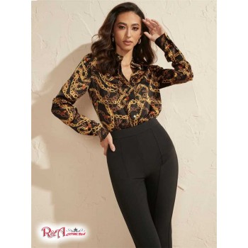 Женская Рубашка (Manuela Printed Shirt) 64200-01 Graphic Chain