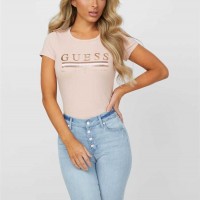 Жіноча Футболка (Sterling Sequin Logo Tee) 54610-01 Рожевий Gloss