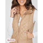 Жіночий Жилет GUESS Factory (Lars Quilted Faux-Leather Vest) 57100-01 Wet Пісок Жіночий Жилет GUESS Factory (Lars Quilted Faux-Leather Vest) 57100-01 Wet Пісок