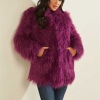 Жіноче Пальто (Maurizia Shaggy Faux-Fur Coat) 58840-01 Night Пурпурний Жіноче Пальто (Maurizia Shaggy Faux-Fur Coat) 58840-01 Night Пурпурний