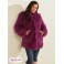 Женское Пальто (Maurizia Shaggy Faux-Fur Coat) 58840-01 Night Пурпурный