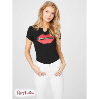Женская Футболка (Coy Lip Tee) 57500-01 Реактивний Черный