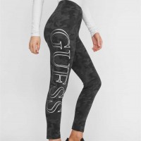 Жіночі Легінси (Manja Logo Leggings) 57810-01 Реактивний Чорний Мульті