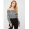 Жіночий Топ (Camila Off-Shoulder Top) 63430-01 Реактивний Чорний Мульті