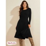 Жіночий Светр MARCIANO (Wavelength Sweater Dress) 60410-01 Реактивний Чорний Жіночий Светр MARCIANO (Wavelength Sweater Dress) 60410-01 Реактивний Чорний