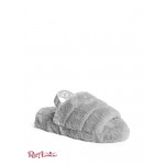 Женские Тапочки GUESS Factory (Liddie Faux-Fur Slippers) 63540-01 Серый