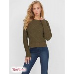 Женский Свитер GUESS Factory (Haley Cable Knit Sweater) 63200-01 Dusty Sage