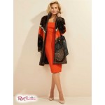 Жіноче Пальто MARCIANO (Judy Faux-Fur Coat) 60560-01 Chevron Orange