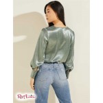 Жіночий Топ GUESS (Eco Tami Lace-Up Top) 64410-01 Пильний Тел