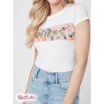 Жіноча Футболка GUESS Factory (Kinley Tee) 63420-01 Pure Білий