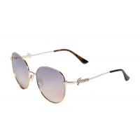 Женские Солнцезащитные Очки (Round Metal Sunglasses) 63550-01 Черный