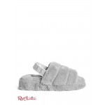 Женские Тапочки GUESS Factory (Liddie Faux-Fur Slippers) 63540-01 Серый