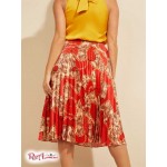 Женская Юбка MARCIANO (Ginevra Pleated Skirt) 64310-01 Пейсли Цепь Красный