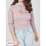 Женский Пуловер GUESS Factory (Lara Cropped Logo Pullover) 63280-01 Vanda Orchid