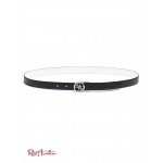 Жіночий Ремінь GUESS (Skinny Reversible Quattro G Logo Belt) 64610-01 Чорна Мийка