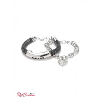 Жіночий Браслет (Hematite-Tone Mesh ID Bracelet) 63620-01 Гематит