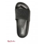 Женские Сандалии GUESS Factory (Veronica Quilted Slide Sandals) 63510-01 Черный