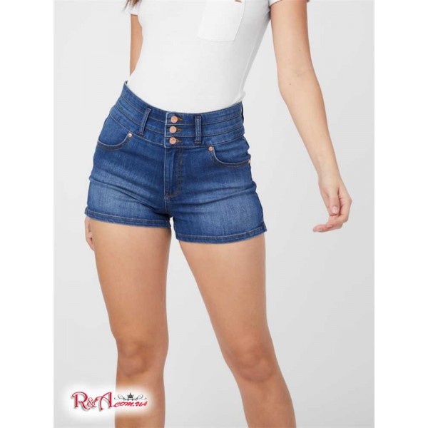 Жіночі Шорти GUESS Factory (Tallulah Stacked Waistband Shorts) 54370-01 Середній Прання