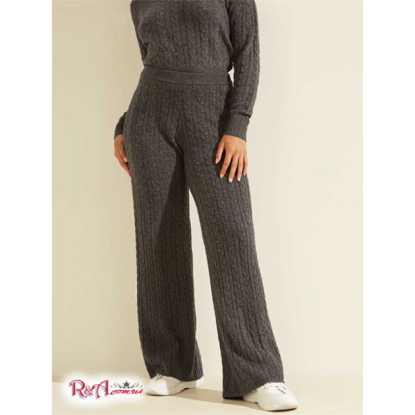 Жіночі Штани GUESS (Tamara Wide-Leg Cable Pants) 58820-01 Medium Heather Сірий Мульті