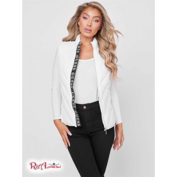 Жіночий Пуховий Жилет GUESS Factory (Ravenna Puffer Vest) 57520-01 Pure Білий Жіночий Пуховий Жилет GUESS Factory (Ravenna Puffer Vest) 57520-01 Pure Білий