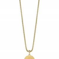 Мужское Ожерелье (Gold-Tone Quattro G Coin Necklace) 64810-01 GLLL