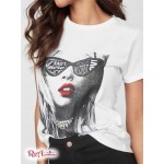 Женская Футболка GUESS Factory (Dorienne Tee) 63220-01 Pure Белый